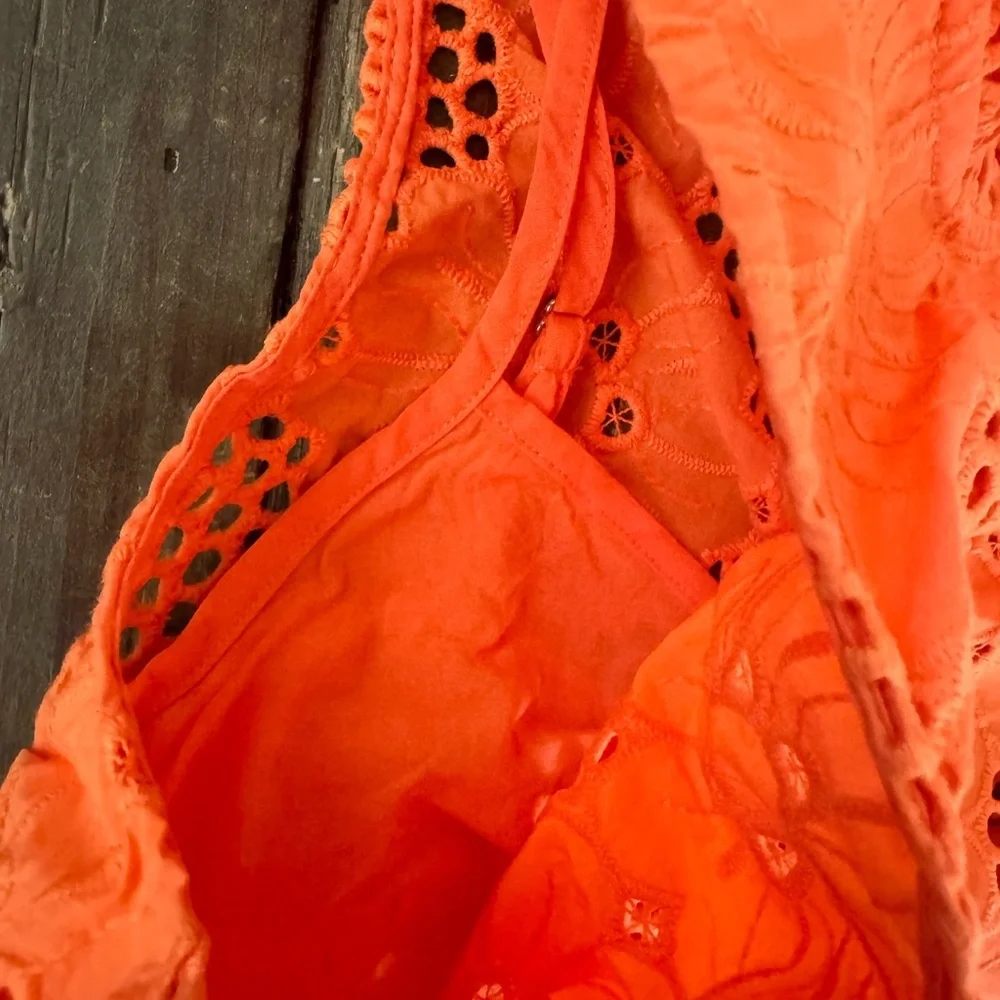 J.Crew Fleur top in Eyelet Orange🍊